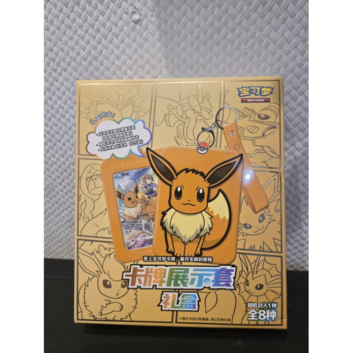 Evoli / Glurak oder Gengar Chinese Suprise Box 1/3 Wählbar  1 Booster 1 Anhänger 1 Promo
